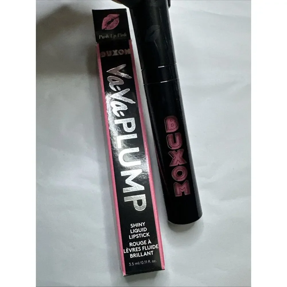 Va-Va Plump Shiny Liquid Lipstick Push Up Pink by Buxom for Women 0.11 fl oz Ful